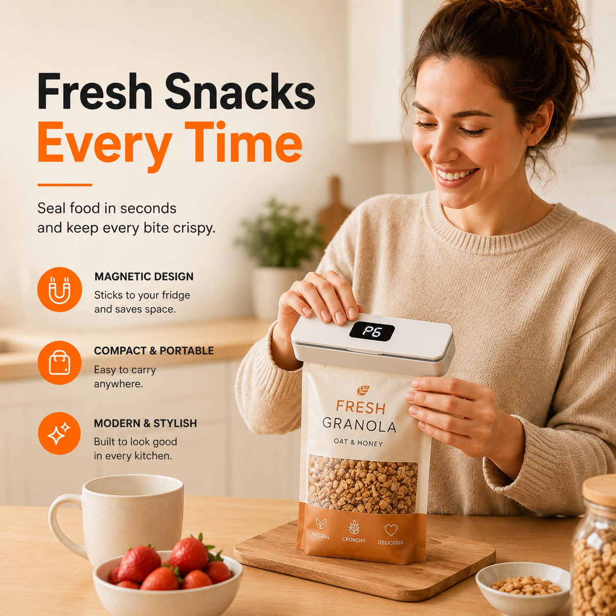 SnapSeal™ - Food Sealer