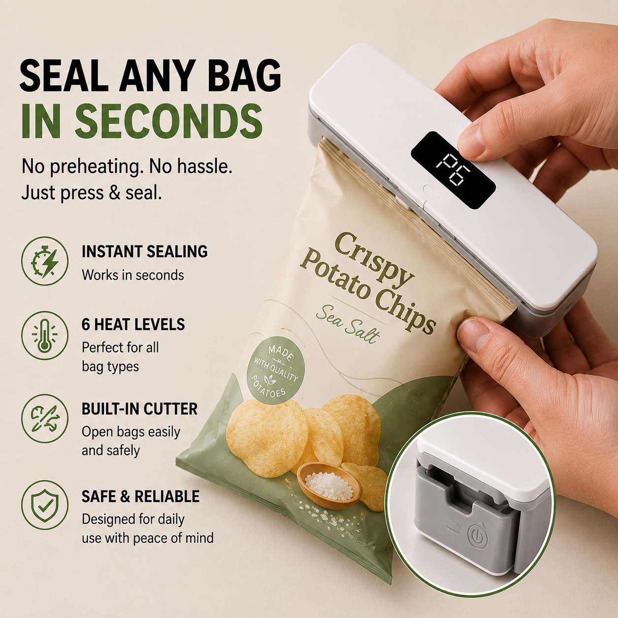 SnapSeal™ - Food Sealer